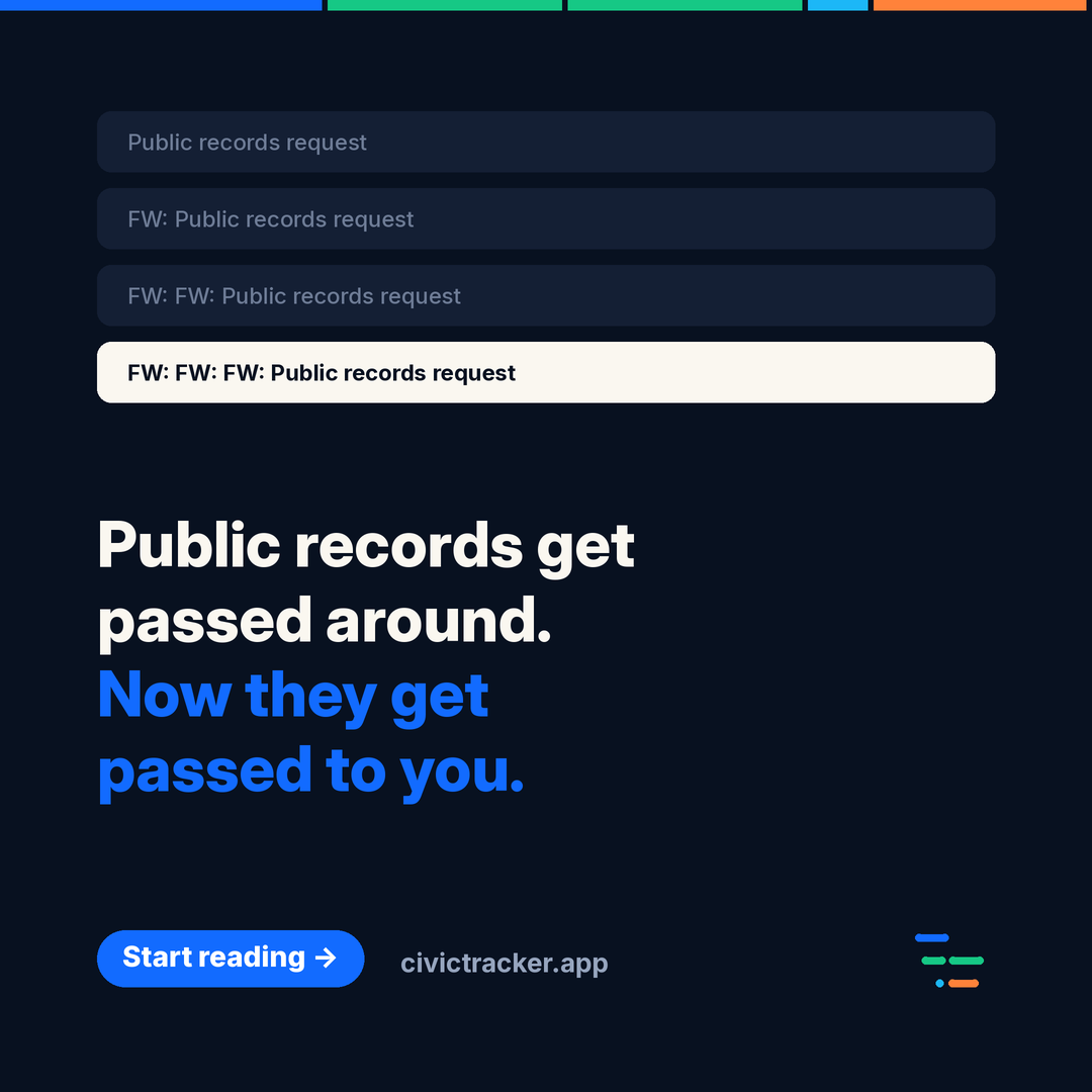 Public records get passed around. Now they get passed to you.